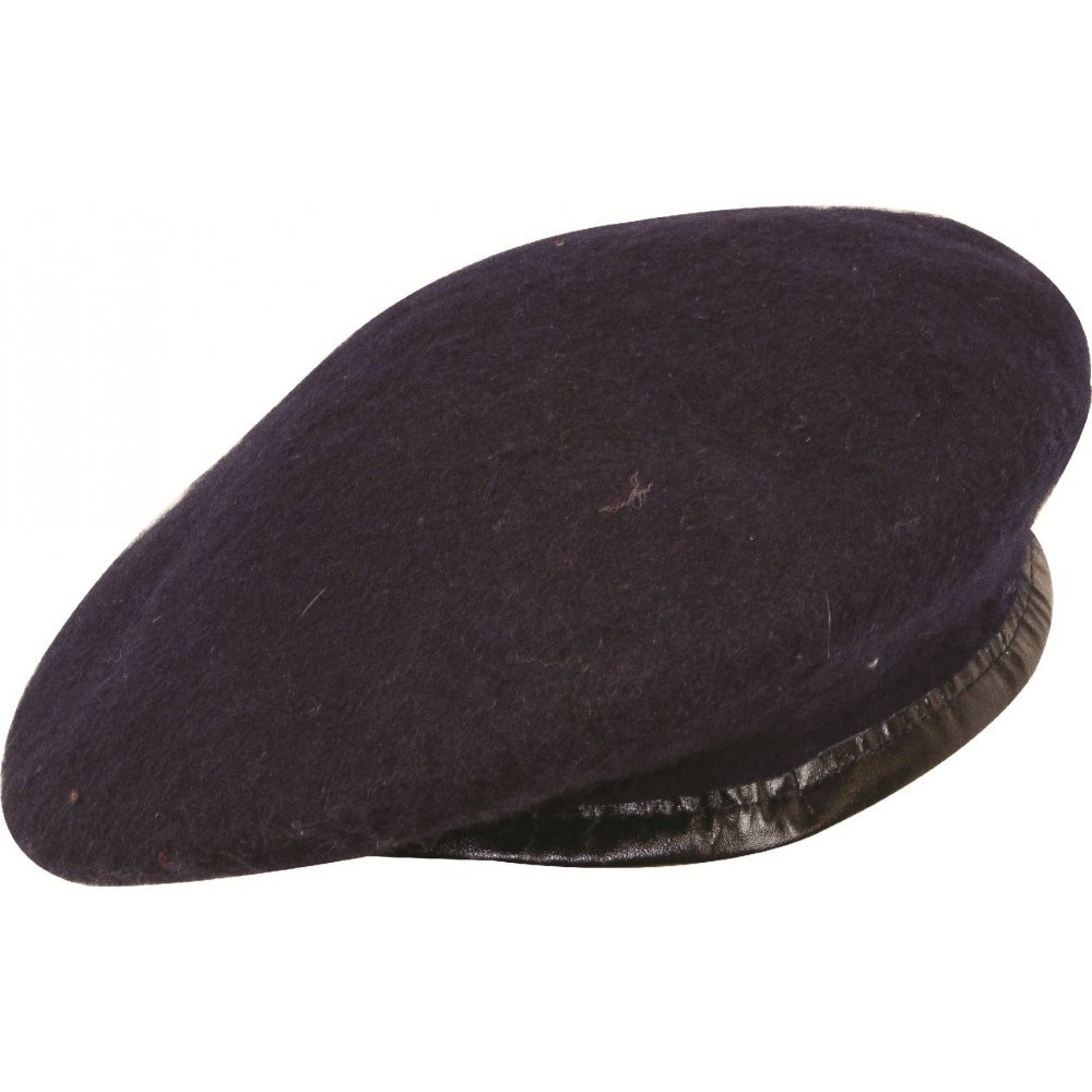 Highlander Men's Black Military Pure Wool Navy Beret Small Army Cap