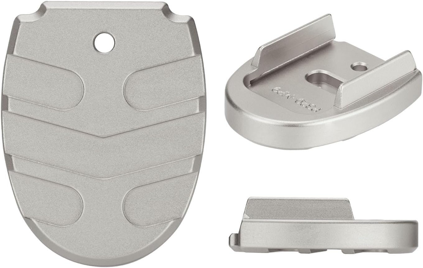 NDZ Performance Magazine Base Plate for Sig P320 & P250 9mm .40 .357, Textured Anodized Aluminum with Aspis Cut Design, Made in USA - Choose Color & Pack Size