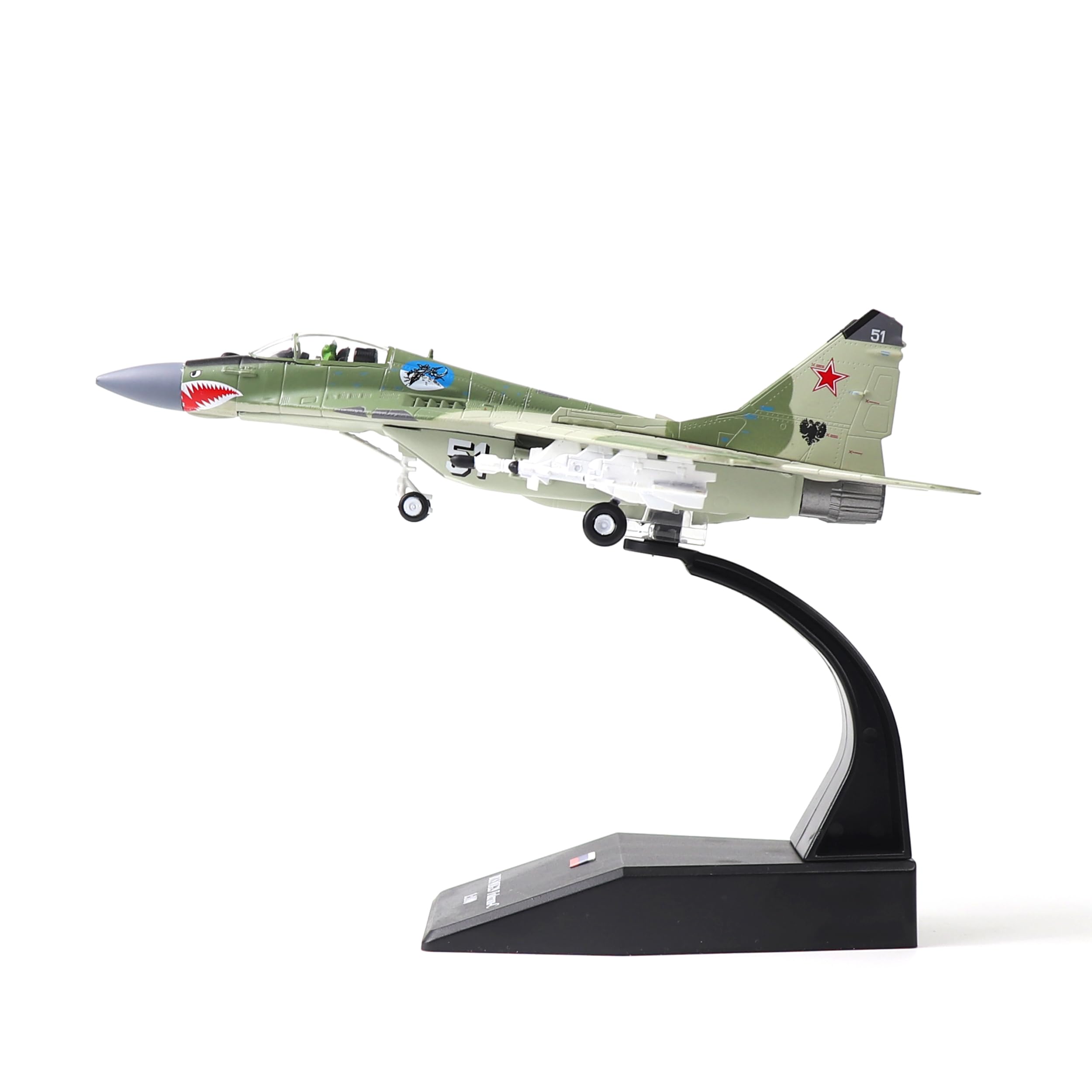 Amazon.co.jp: NUOTIE 1/100 Mig-29 支点金属戦闘機モデルキット