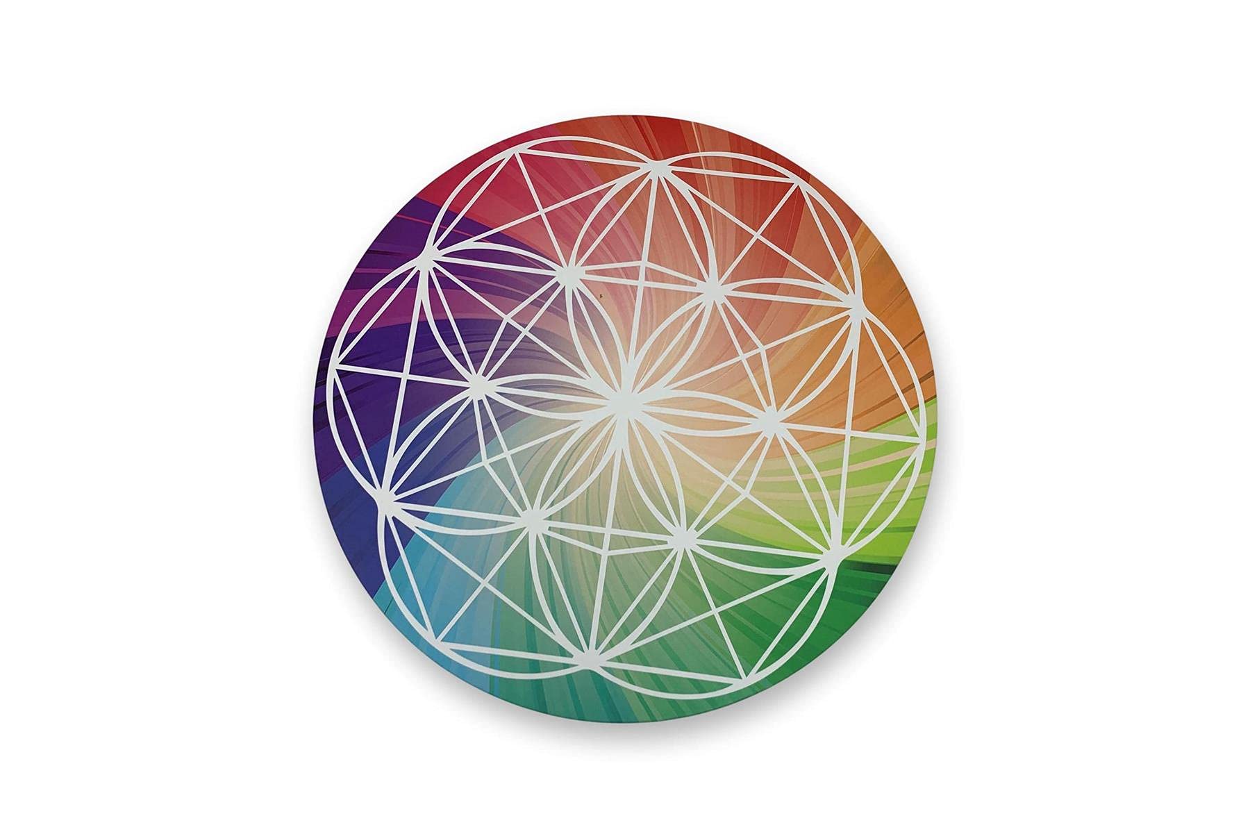 Healing Crystal Grid Board/Sacred Geometry Healing Spiritual Reiki Metaphysical Crystal Grid/Crystal Energy Healing Grid Board/Manifest Your Goals and Desires