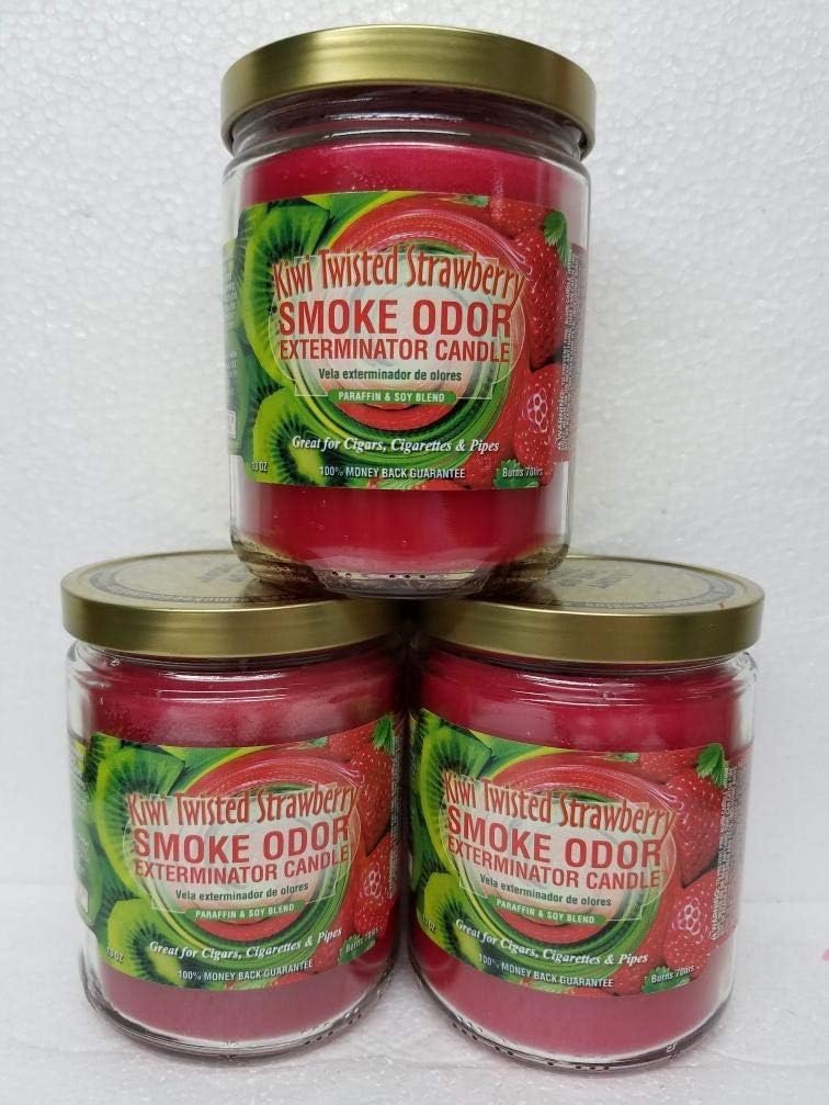 Smoke Odor Exterminator 13 oz Jar Candles Kiwi Twisted