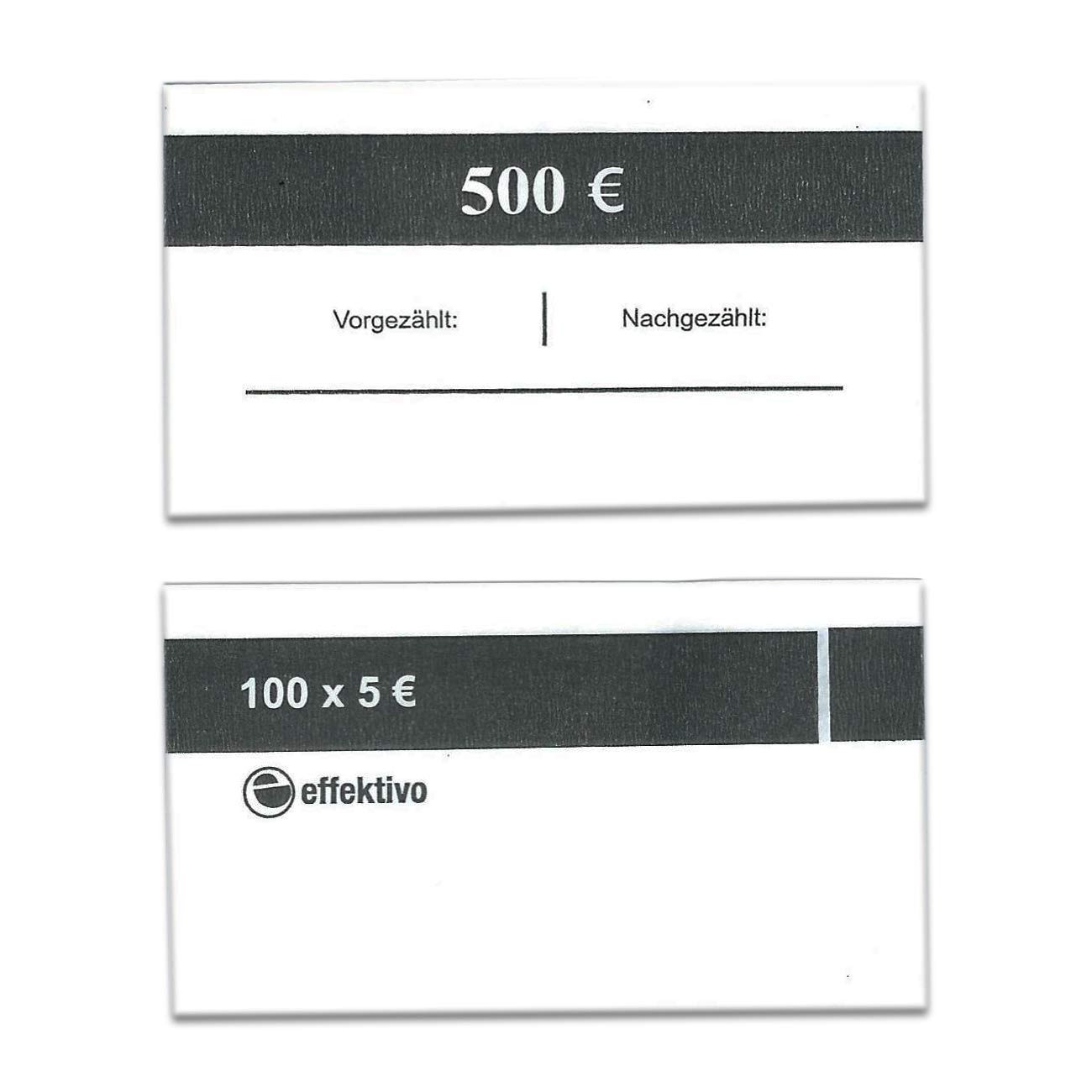 YAPKOLV Fascette Denaro Autoadesive - 100 Pezzi 19,8x3 Cm Oro Per Organizzazione Banconote