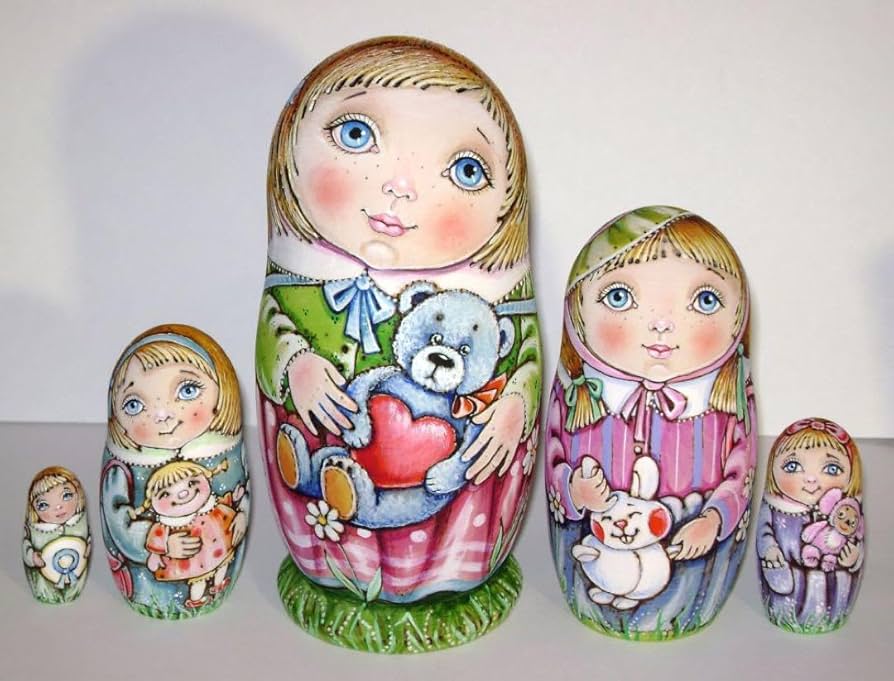 ロシア雑貨☆ウッドバーニング マトリョーシカ(5P)H14cm ミラ作 Amazon | ロシア雑貨ウッドバーニング マトリョーシカ(5P)H14cm ミラ作