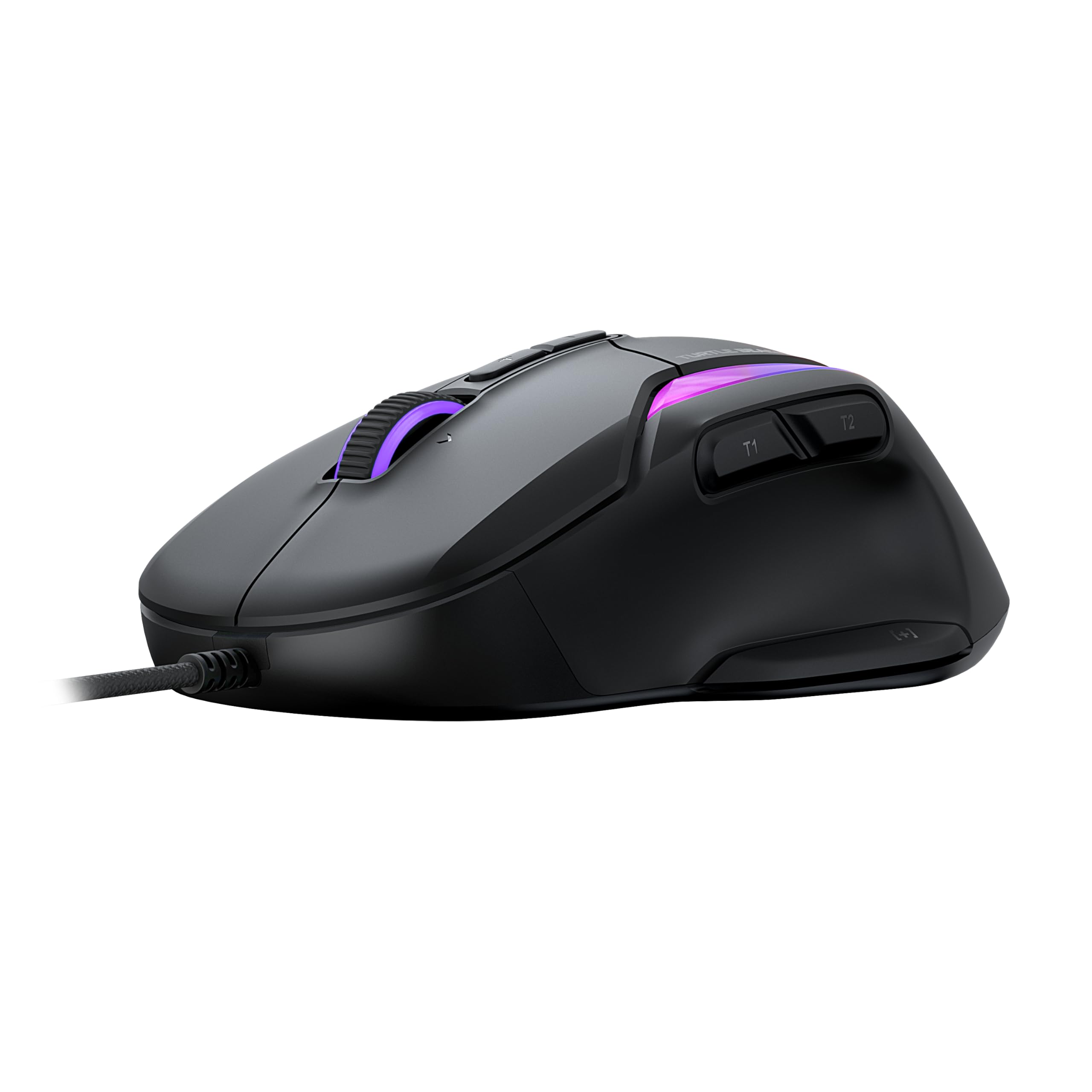 Turtle Beach Kone II Ergonomische RGB-Gaming-Maus, 26K DPI Optischer Sensor, optische Schalter, 23 programmierbare Funktionen, Schwarz