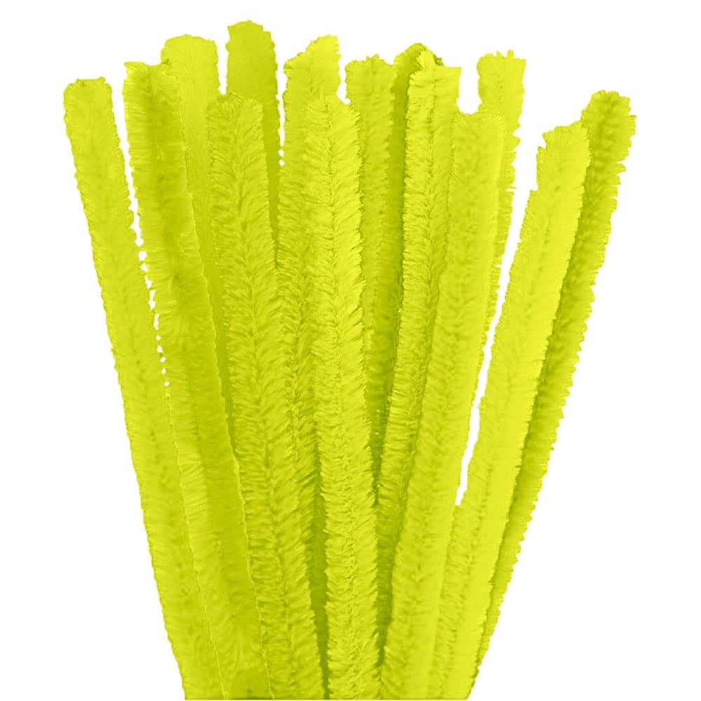 INNSPIRO Limpiapipas chenilla amarillo 15mm.x50cm. 10u., ideal para manualidades con niños, decoraciones y actividades creativas INNSPIRO Limpiapipas chenilla amarillo 15mm.x50cm. 10u., ideal para manualidades con niños, decoraciones y actividades creativas