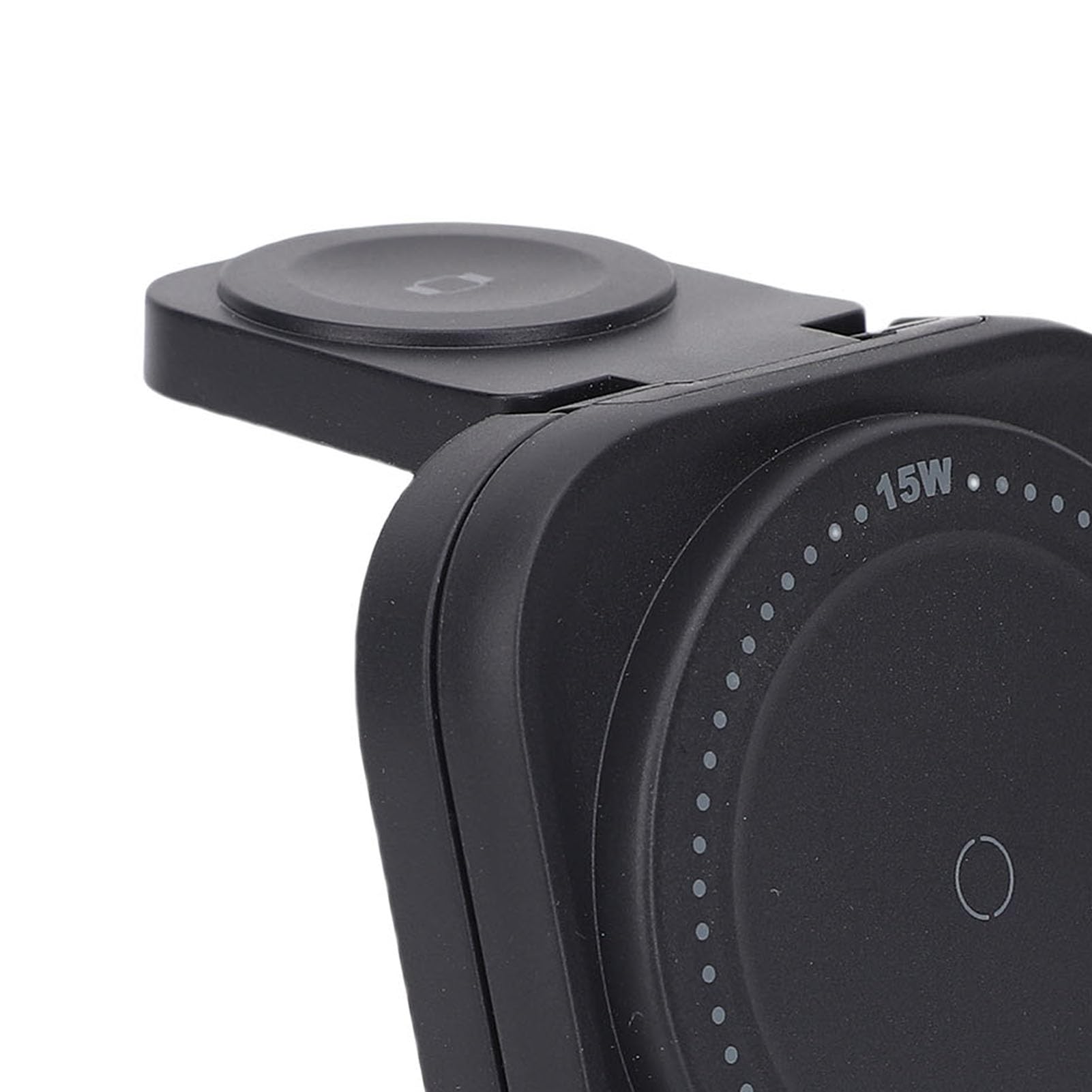 Generic Supporto Caricabatterie Wireless Magnetico 3 in 1 Ricarica Rapida da 15 W per più Dispositivi Design Salvaspazio per Un'organizzazione Efficiente della Scrivania Materiale Composito ABS