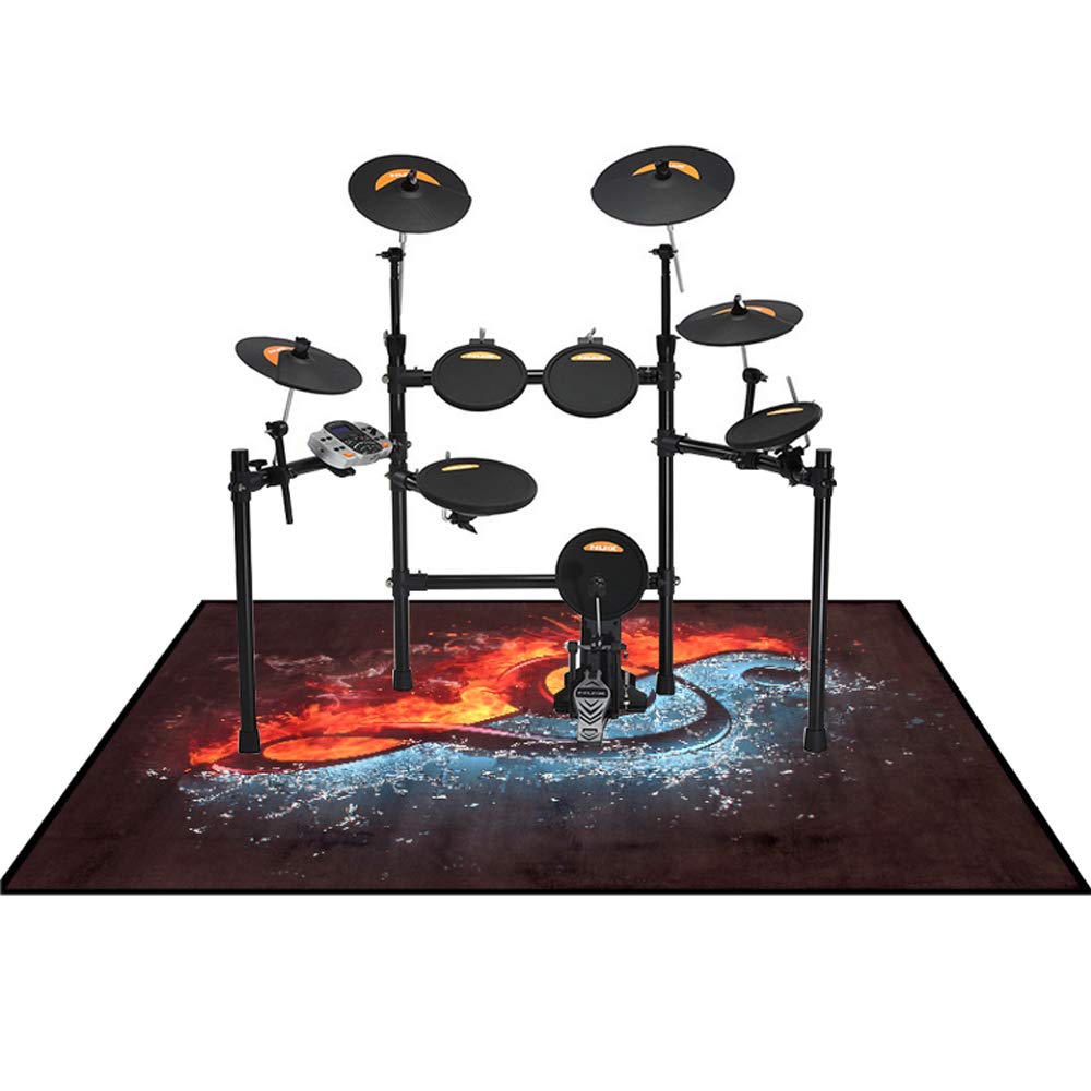 YUANZHOU Alfombrillas Antideslizantes Manta Cuadrada A Prueba De Sonido para Bombo Caja Y Otros Componentes del Conjunto De Núcleo Mat (160 Cm * 120 Cm),A