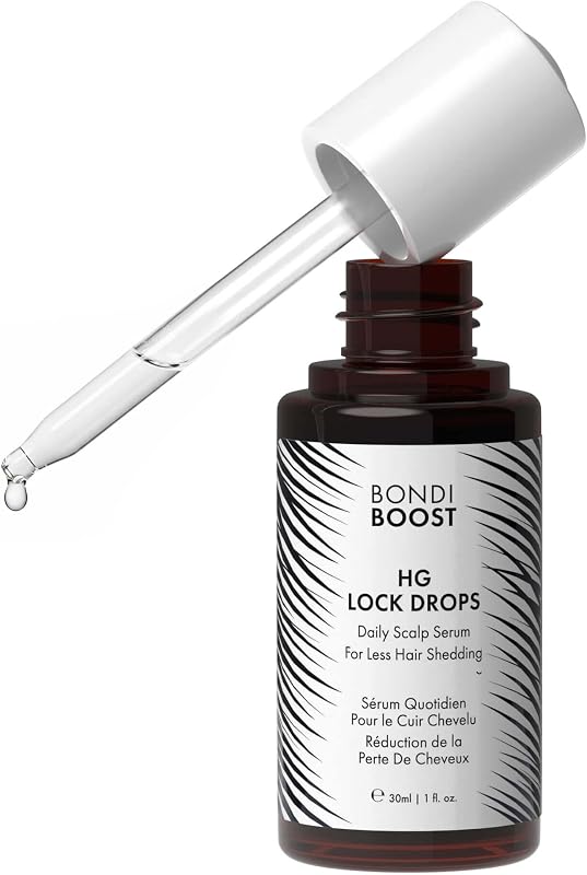BondiBoost HG Lock Drops Daily Hair Serum for Women – Non-Greasy, Reduces Hair Thinning, Stimulates Scalp, Supports Thicker Fuller Hair – Vegan, Color-Safe, Lightweight for All Hair Types & Textures | Non-greasy daily serum reduces thinning & stimulates scalp for thicker, fuller hair. Vegan, color-safe, lightweight.