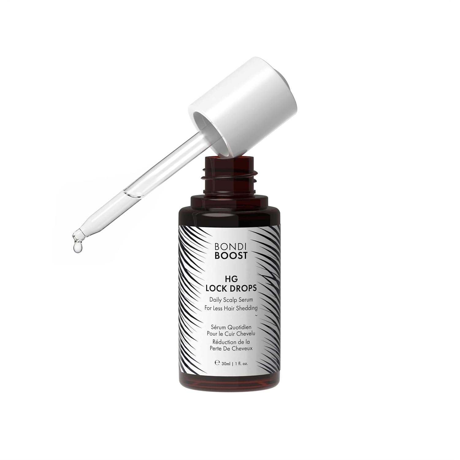 BondiBoost HG Lock Drops Daily Hair Serum for Women – Non-Greasy, Reduces Hair Thinning, Stimulates Scalp, Supports Thicker Fuller Hair – Vegan, Color-Safe, Lightweight for All Hair Types & Textures