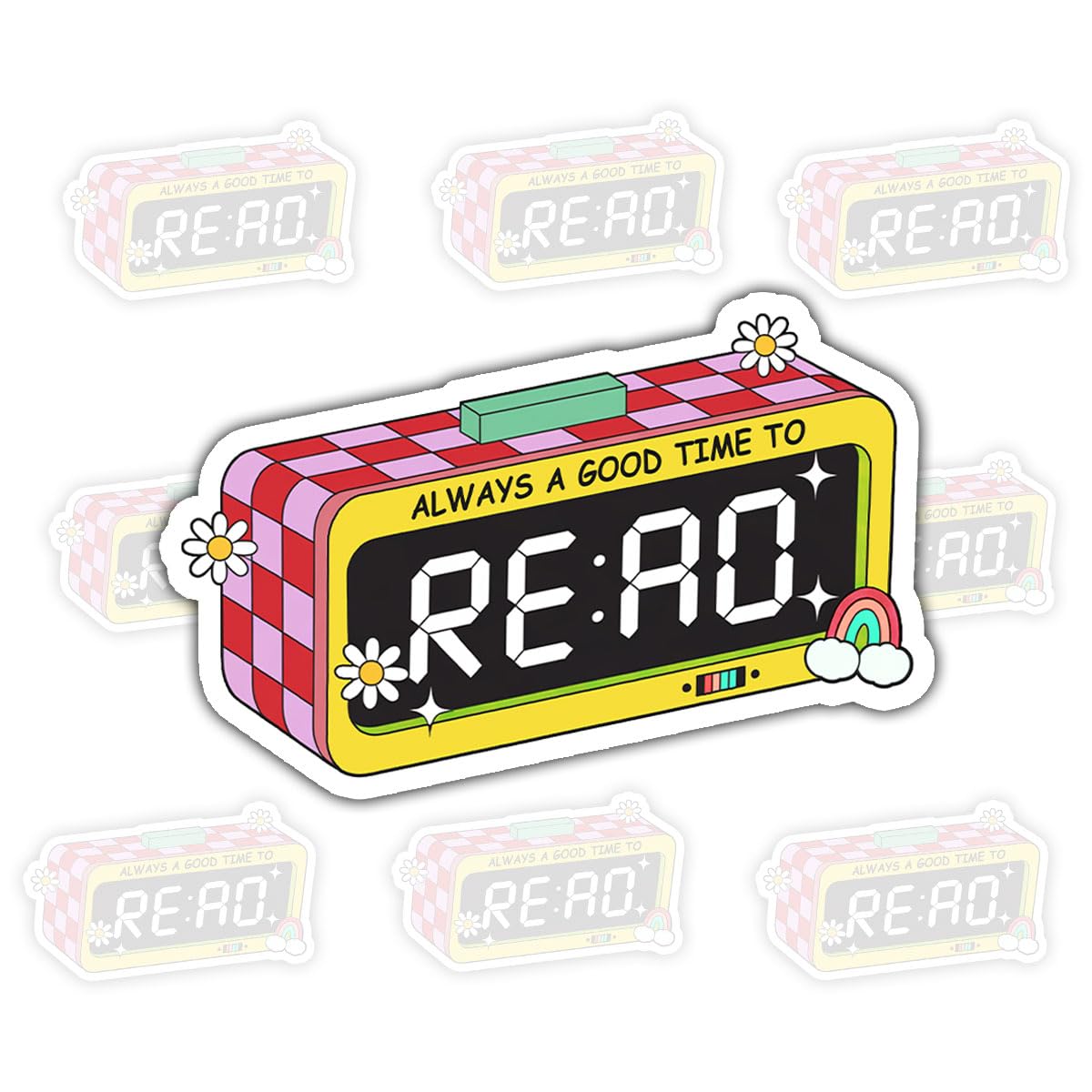 Photo 1 of (3pcs-3in) It's Always A Good Time to Read Sticker Book Lover Stickers