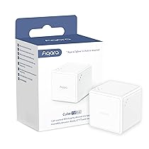 Aqara Cubo Smart T1 Pro, RICHIEDE AQARA ZIGBEE 3.0 HUB, 6 Lati per Controllare Diverse Scene e Diverse Azioni per Controllare i Dispositivi Smart Home, Supporta Homekit, Alexa e IFTTT