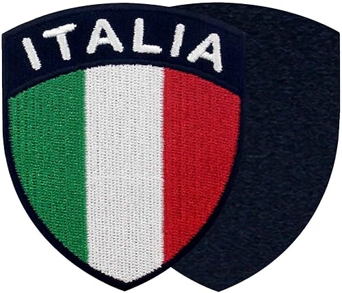 Miniatura 9 de Parche de bandera de escudo de Italia bordado apliques para coser en emblema nacional italiano