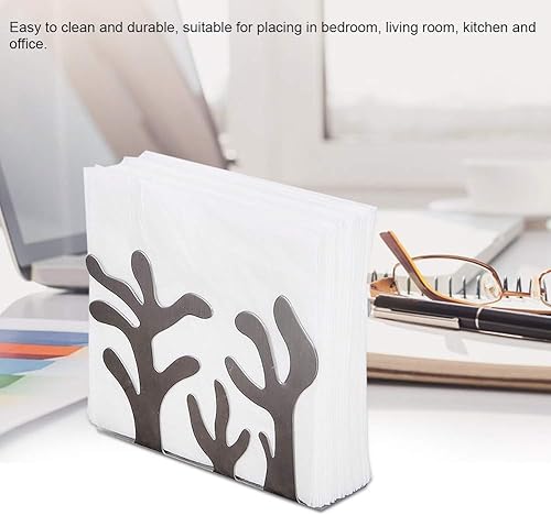 Miniatura 7 de Dispensador de servilletas, soporte independiente de acero inoxidable para cocina, restaurante, mesa