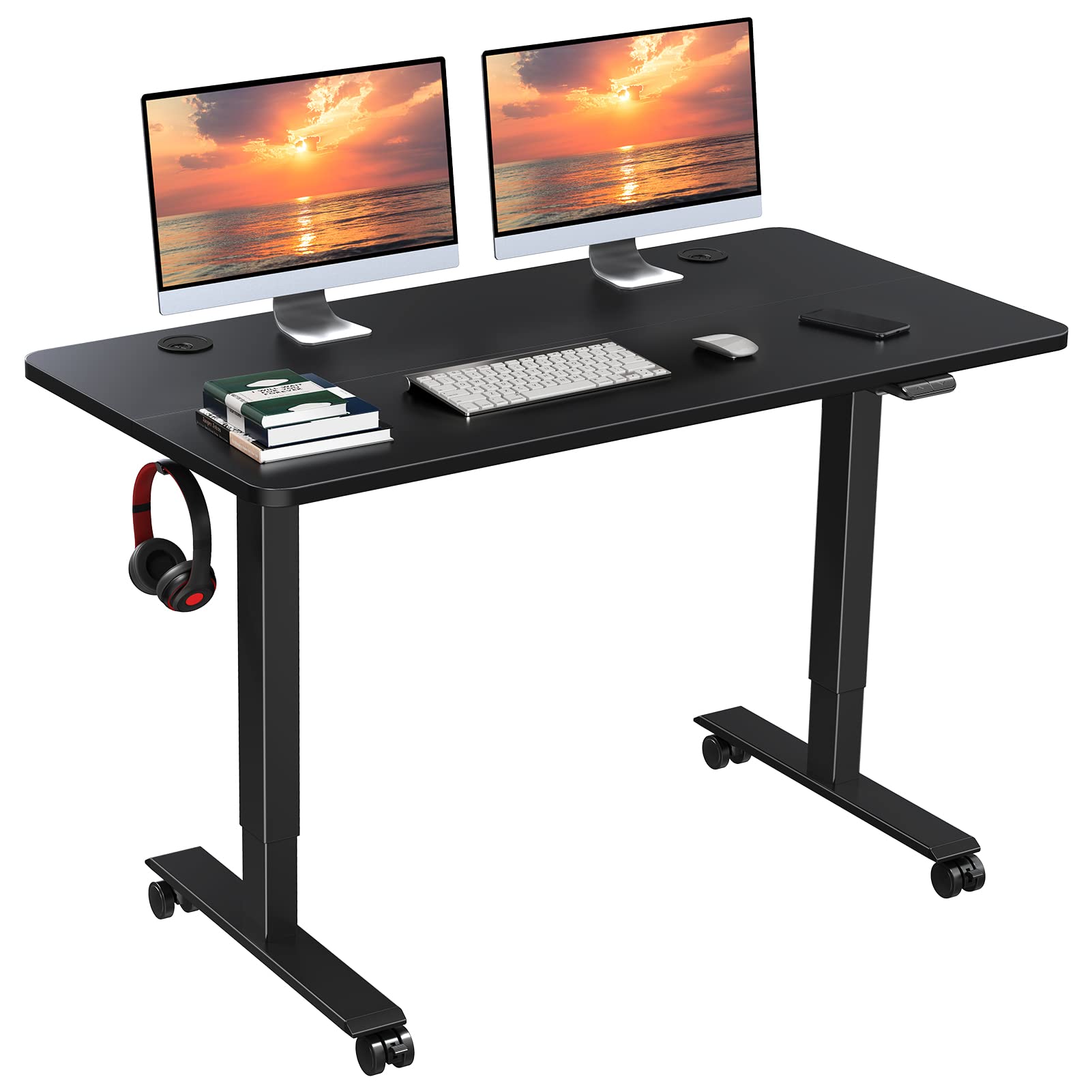 Buy WOKA Electric Standing Desk, 48 x 24 Inch Height Adjustable Desk