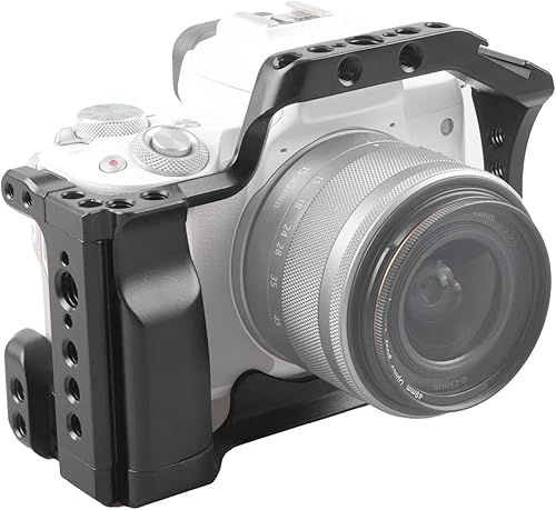 Miniatura 8 de Kit de fabricación de película de jaula de video para cámara, plataforma de jaula de cámara de aleación de aluminio, marco de extensión