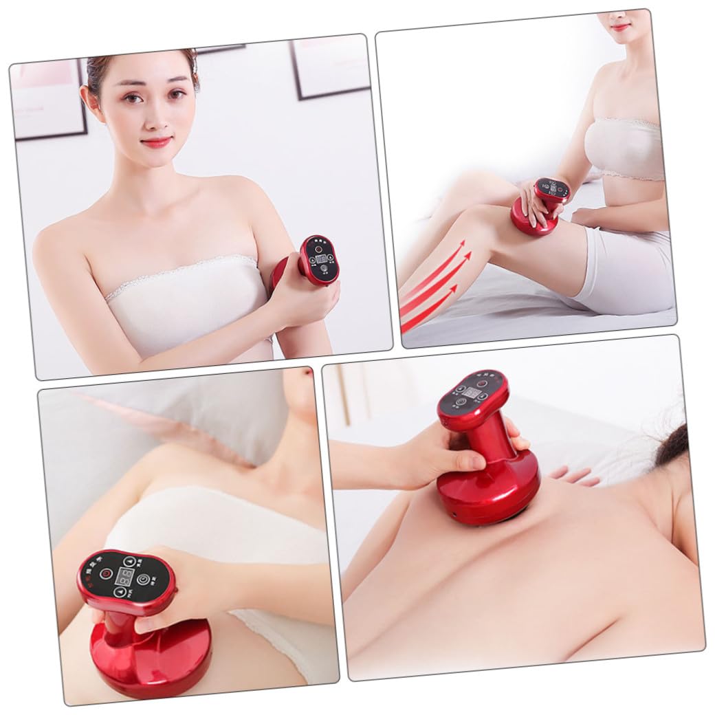 VALICLUD Lot De 2 Appareils De Massage Électriques Gua Sha Appareil À Batterie Appareil De Grattage Électronique Appareil De Massage Électronique Ventouses Électroniques