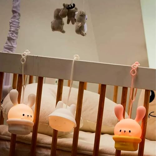 Miniatura 3 de Luz nocturna de bebé para cunas  Luz LED portátil recargable para habitación de niños pequeños luz nocturna colgante con función de sincronización y