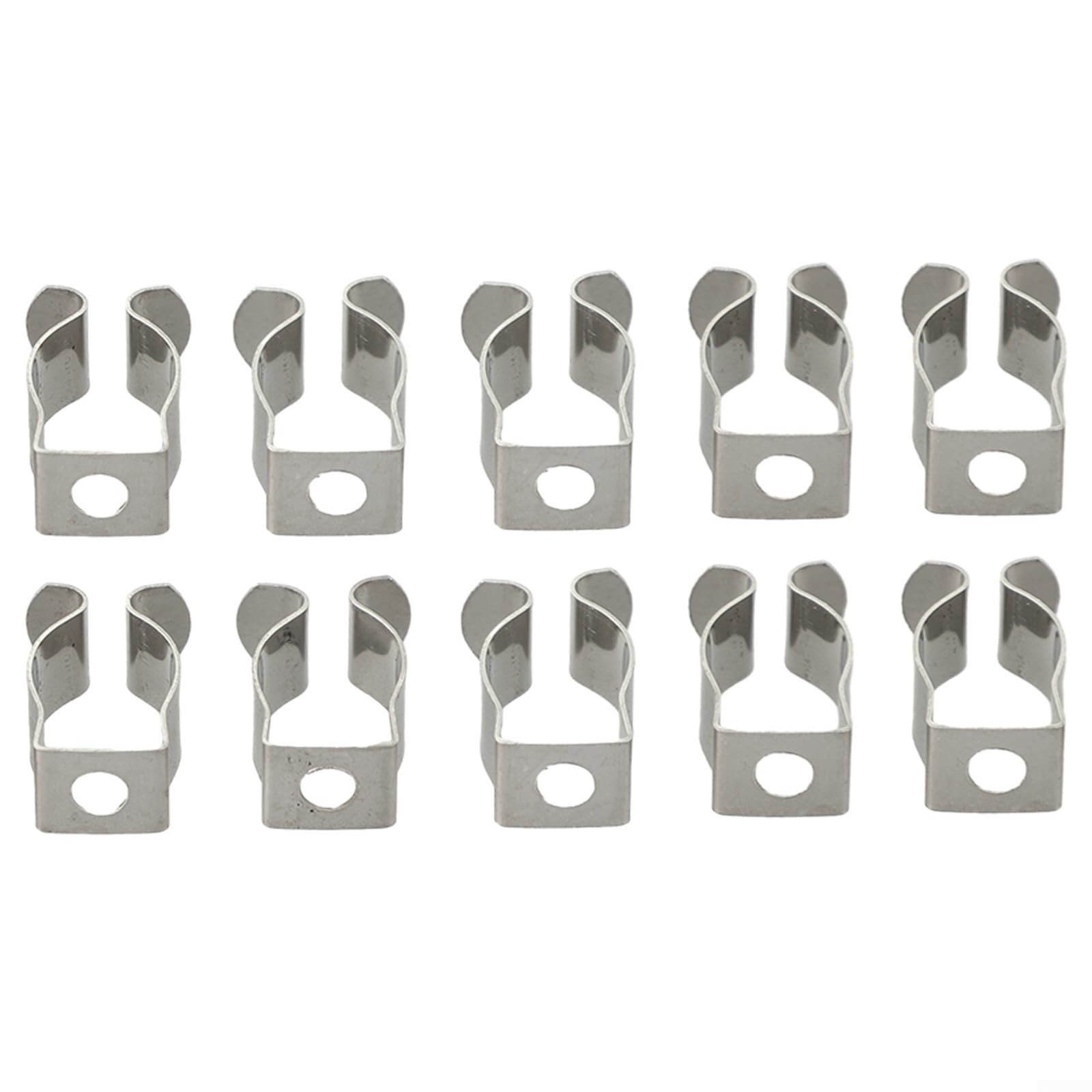 10Pcs Spring Terry Clips, Heavy Duty Open Type Spring Steel Tool Clips, for Garage Storage Cabinets, Tool Storage Terry Clip(12mm)
