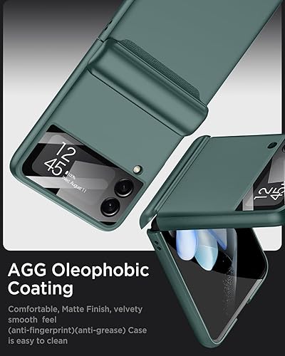 Miniatura 6 de Miimall Compatible Samsung Galaxy ZFlip 4 Case with Magnetic Hinge Protection + Ultra-Thin Slim Hard PC All-Inclusive Durable Military Full Body