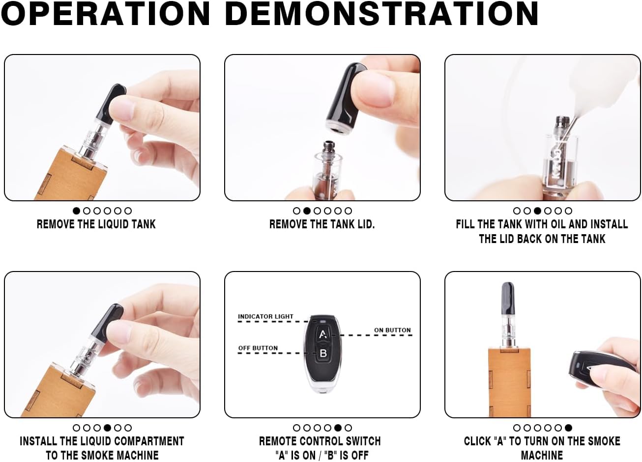 Handheld smoke machine, Mini Fog Machine SMR-1426 for Cosplay, photo shoots, parties, stage effects, Halloween, photography1