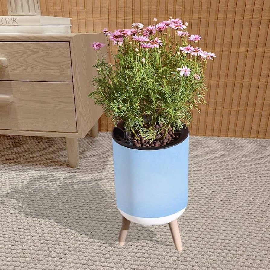 Amazon.com : 8.7” Self Watering Planter with Stand Light