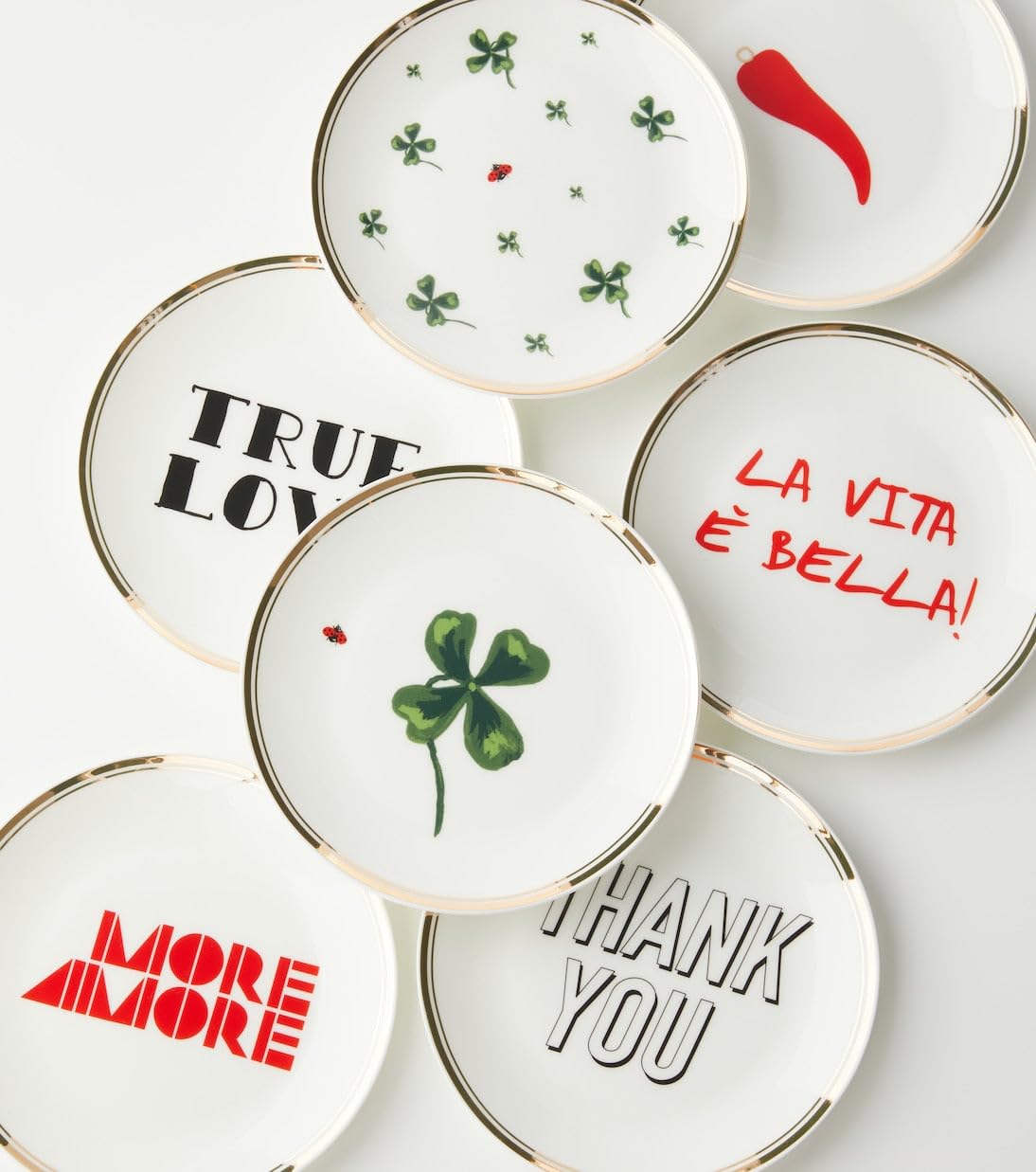 BITOSSI HOME & Funky Table LA TAVOLA SCOMPOSTA, Piatto True Love Ø 17 CM
