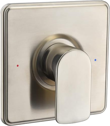 Kit de molduras de ducha, compatible con válvula Moen Posi-Temp, níquel cepillado