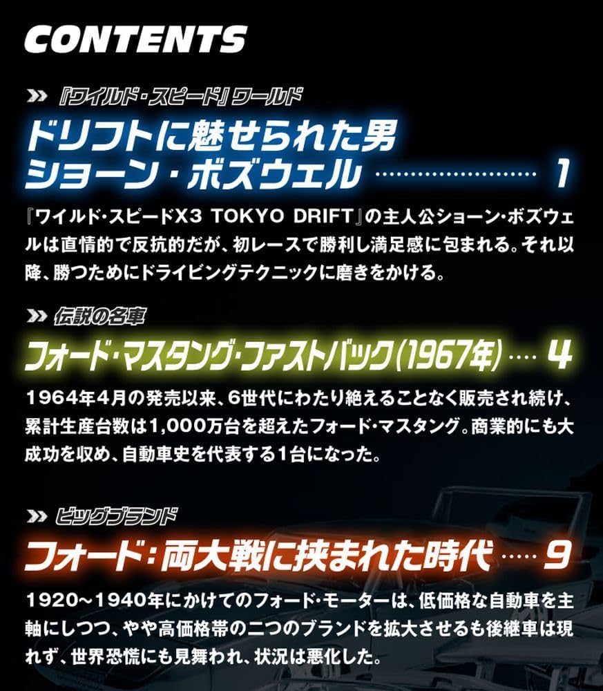アクトレス　創刊号～６号まで ワイルド・スピード カー コレクション 創刊号