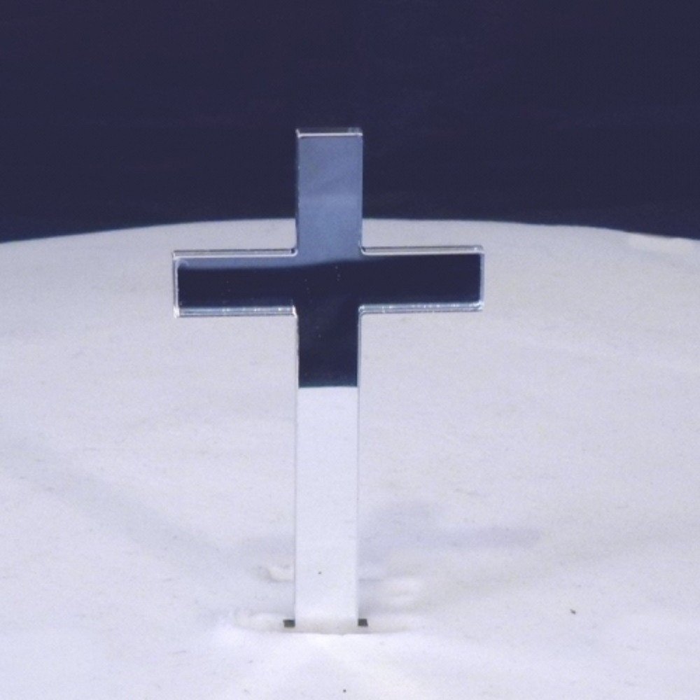 Servewell Silver Cross Cake Topper