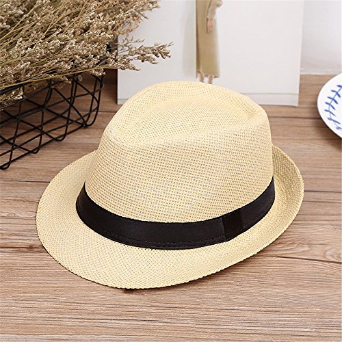 Baby Care,Children Kids Summer Beach Sun Hat Jazz Panama Trilby Fedora Hat Gangster Cap,for Easter Day Festival Birthday Gifts(E,One Size)2