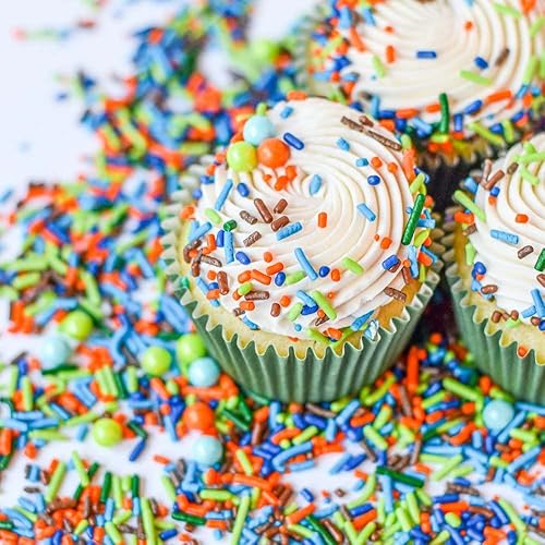 Vista 42 de Gránulos del Hombre araña de fantasía comestibles para decorar y hornear pasteles, galletas y magdalenas; decoraciones de caramelos, pastillas