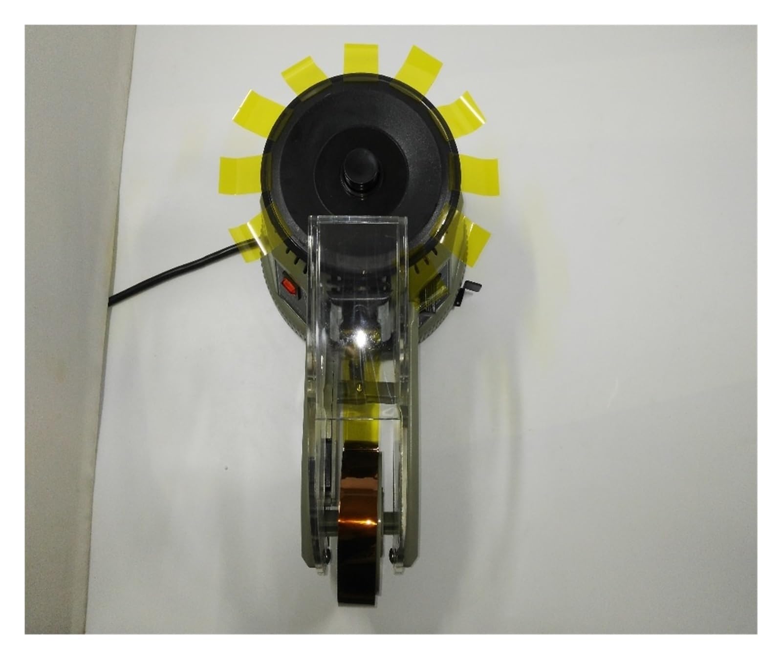 Dispensador Celo Automatico, Dispensador automático eléctrico de cinta de carrusel, cortadora y cortadora de cinta,para envíos, escuelas, hogares