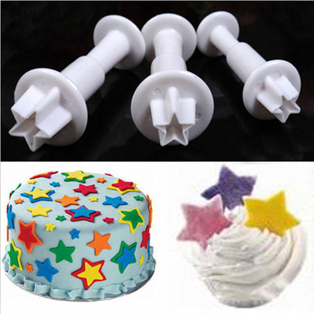 Moldes de fondant para decoración de pasteles, cortador de émbolo de galletas para tartas, moldes de pasta de goma para manualidades, hojas de flores, mariposas, forma de corazón, moldes de decoración 6