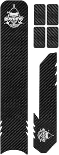 Carbon-Look Frame Protector for Mountain & Road Bikes – Ultra-Thin, Waterproof Stickers with Chain Strip Protector