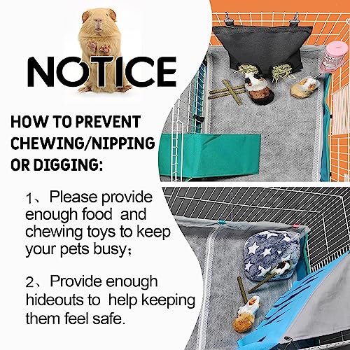 Ginidear Guinea Pig Bedding, Disposable Guinea Pig Cage Liners, Odor Controlling Absorbent Waterproof Pee Pads For Guinea Pigs , Rabbits thumb #5