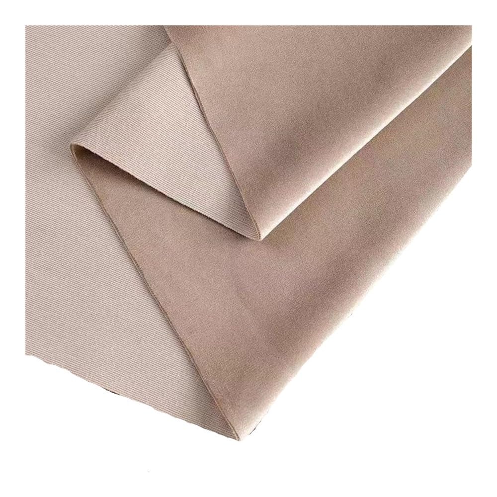 Tela de cachemira de imitación de terciopelo, disfraces de escenario, abrigo, juguete, muñeca, sofá, bricolaje, tela de costura de pijama de algodón (gris espacial, 15,100 x 150 cm)