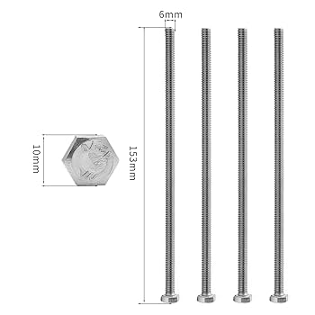 HOWキュー ボコテ M6 Amazon.com: Rexka M6-1.0 x 11mm Hex Head Flange Bolt for