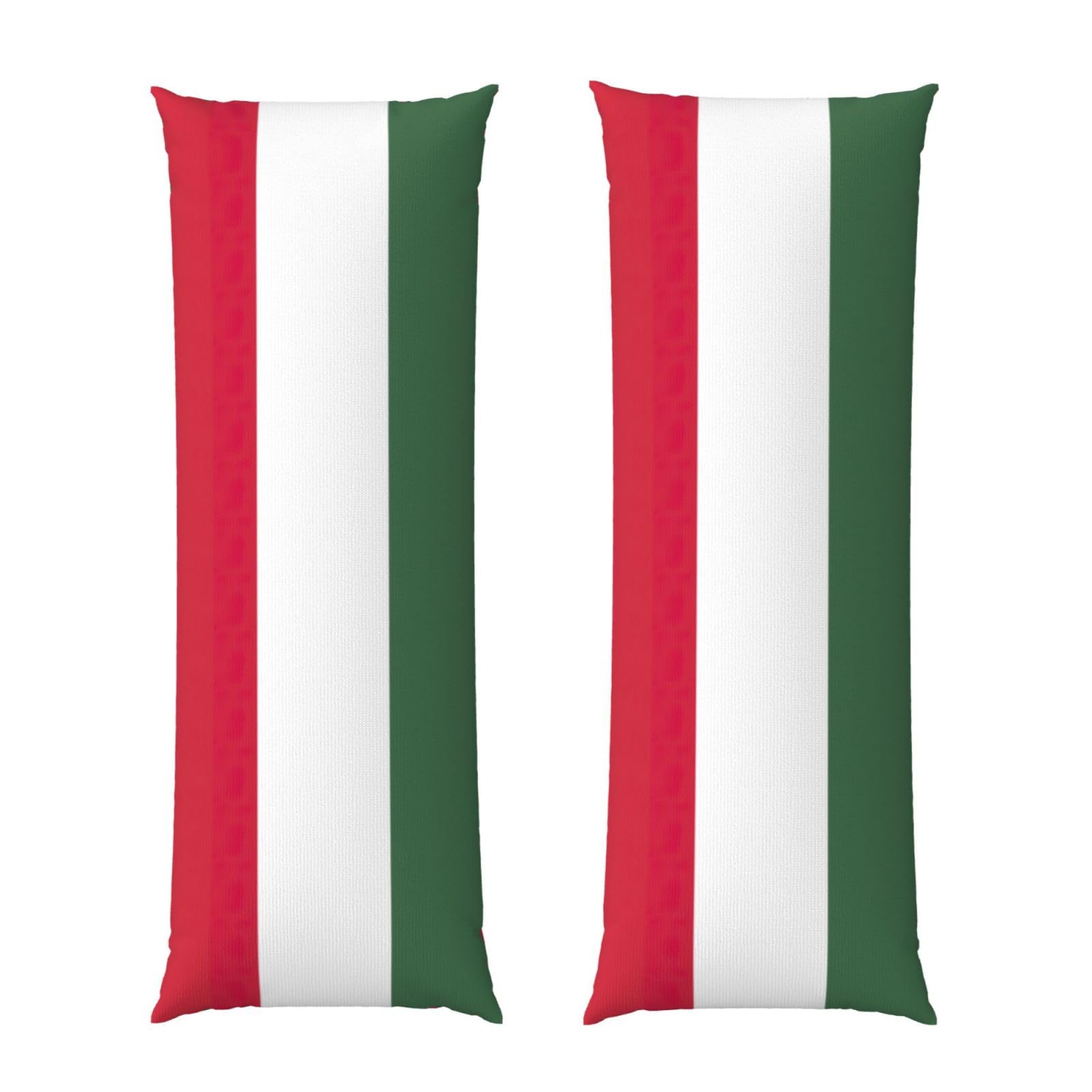 Housse de coussin drapeau Hongrie esthétique et taie d'oreiller douce pour salon et chambre