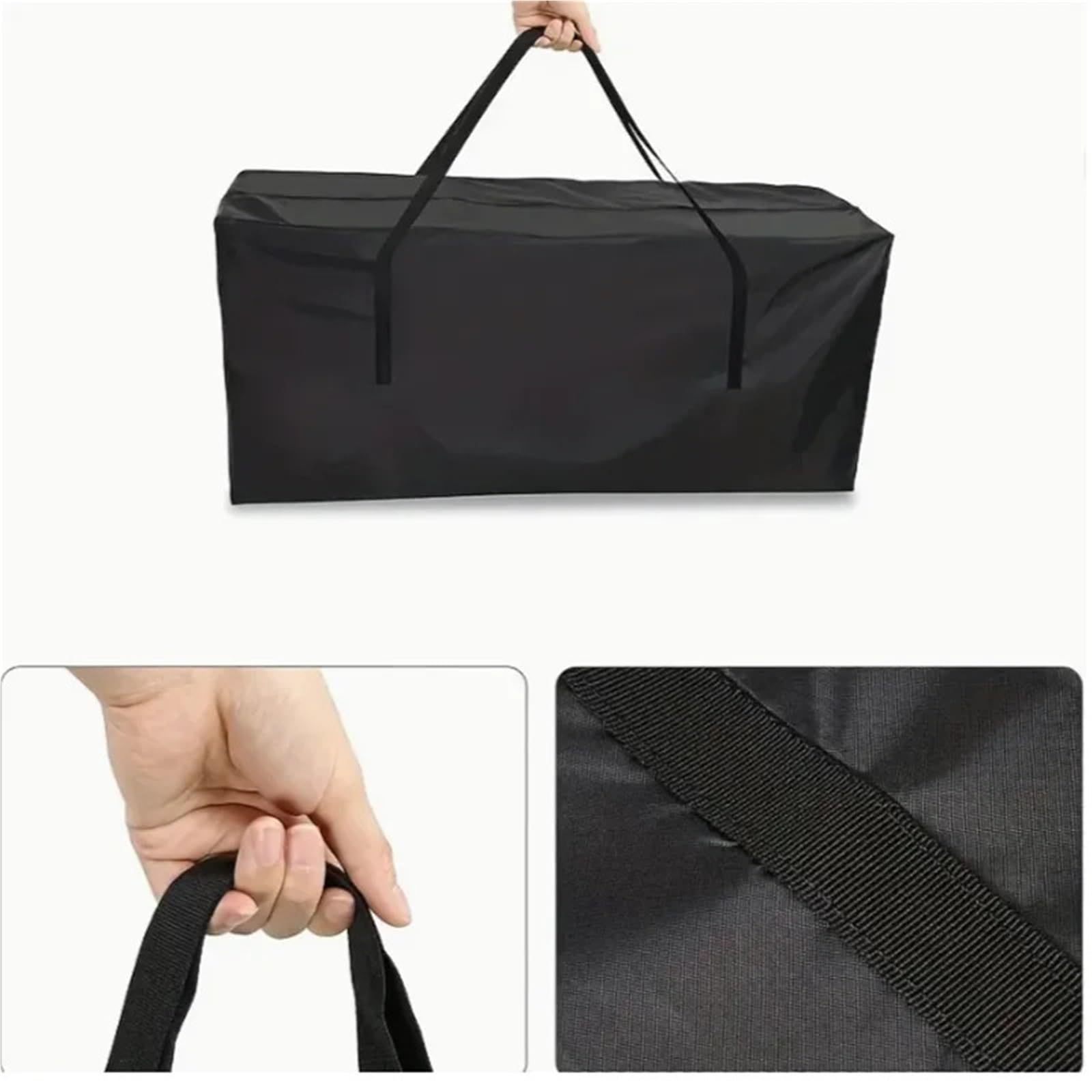 Borsa portaoggetti for cuscini for mobili da giardino, impermeabile, resistente, in tessuto Oxford antistrappo, for riporre l'albero di Natale Per Cuscini(173X76X51cm)