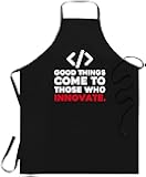 ARTbyPAW Augmented Reality Developer Apron Meme Quote, Funny Gift for Programmer, One Size Fits All for Women Men