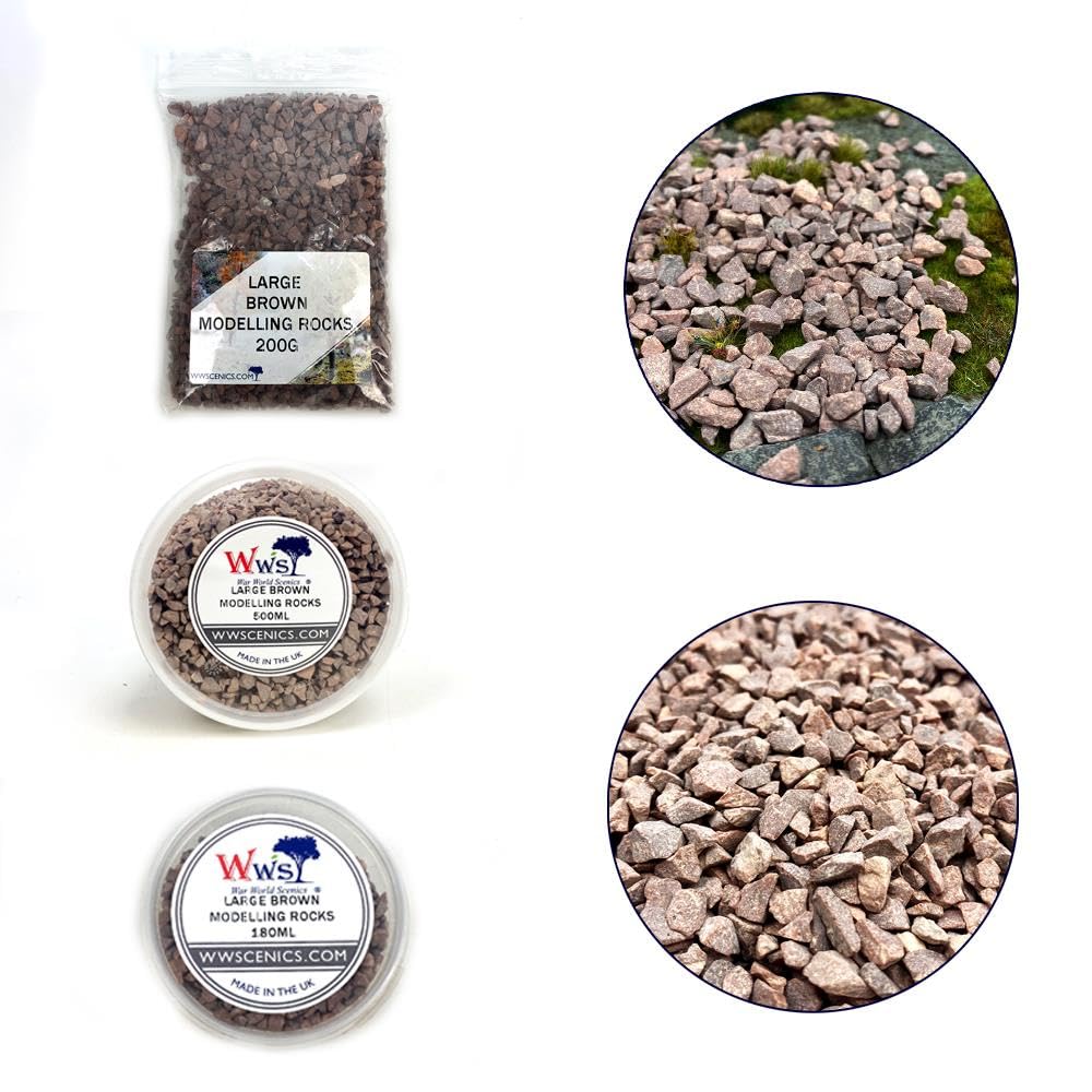 WWS Zwart Glas Natuurlijke Rock Basing Materiaal 180ml Tub