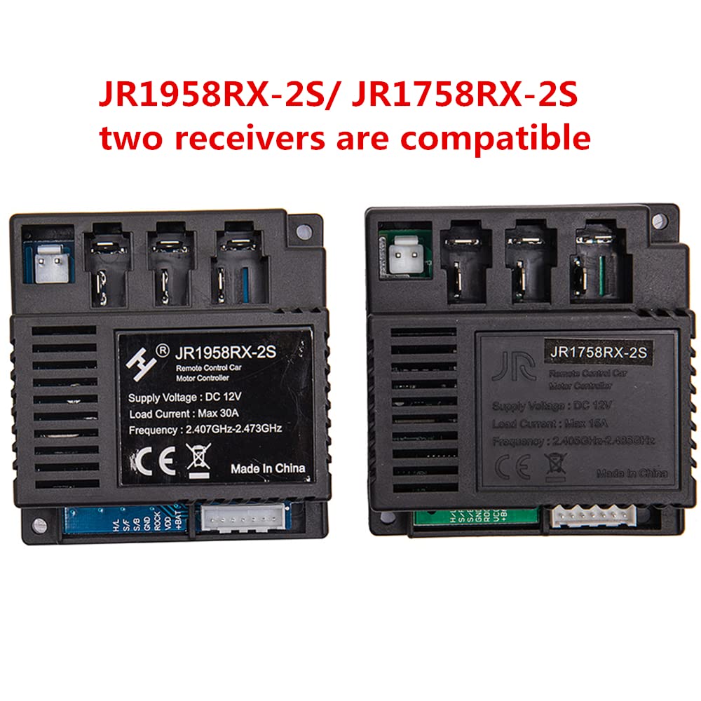 PCM9X 40MHz TX•RX x 2 JR Amazon.com: Yellow Four-Sided Socket JR-RX-12V Kids Powered