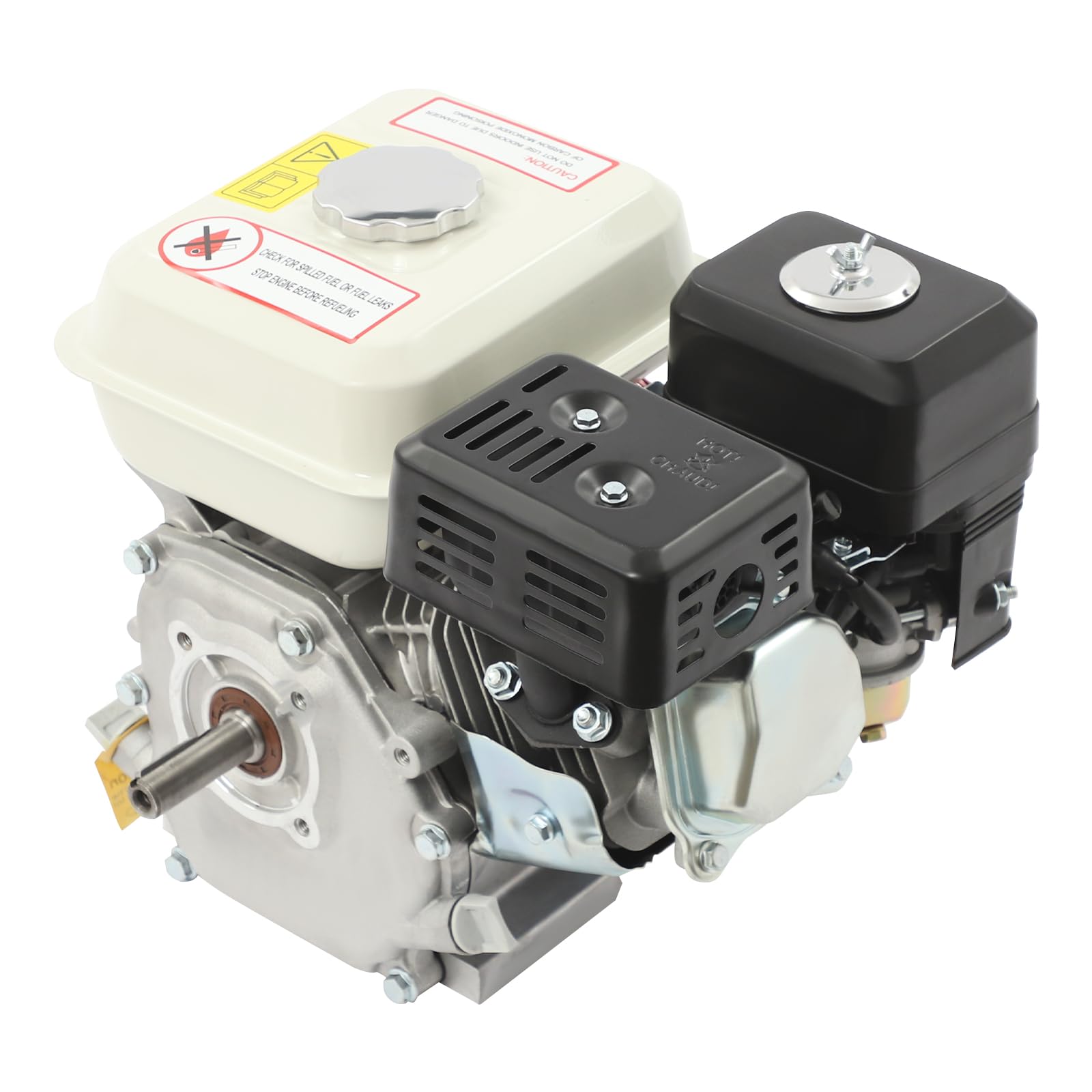 Motore a benzina da 7,5 CV, 212 cc, motore a 4 tempi, motore a benzina, con albero motore da 19 mm, motore industriale a quattro tempi raffreddato ad aria, per tosaerba, generatore