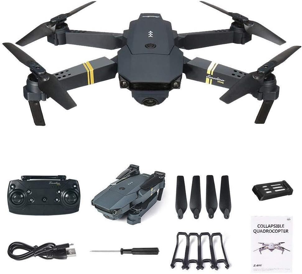 E58 Eachine JY019 Drone with Camera HD 2MP Live Video 720P Foldable Pocket RC WiFi mini Quadcopter By PRIME TECH โข
