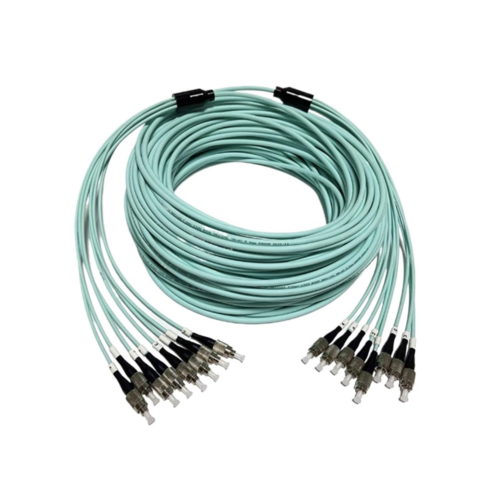 Câble de raccordement à fibre optique blindé à 8 conducteurs 1-50 m OM3 (5m 2pcs SC-SC)