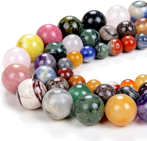 Miniatura 10 de Zenkeeper 116 cuentas de obsidiana con brillo dorado para hacer joyas, piedras preciosas de obsidiana de brillo dorado de 0.23 pulgadas