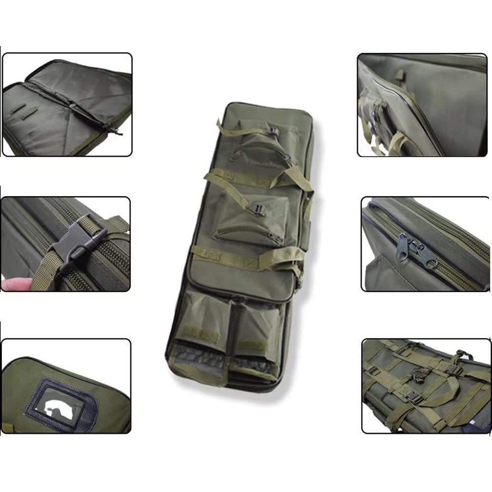 Bolsa Doble Larga para Rifle Protección De Armas De Fuego Bolsa para Transporte De Armas Plegable Impermeable para Carabina,Almacenar o Transportar Rifles Individuales