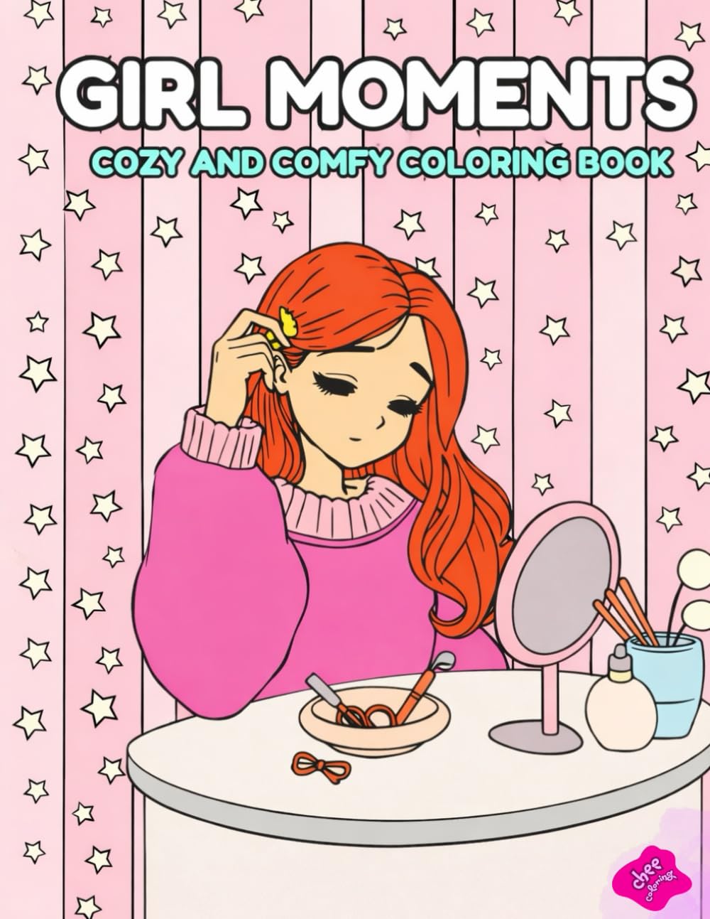Girl's Cozy Escape: Whimsical and Comfy Coloring Book