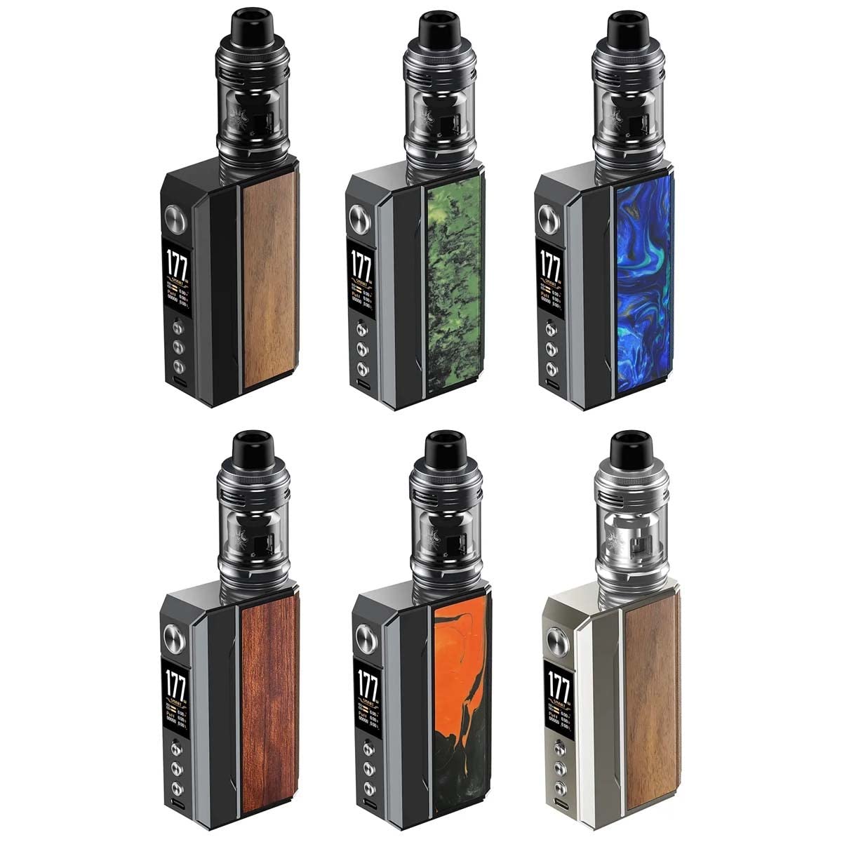 Voopoo Drag 4 4.0/5.5 ml 177W Kit Including Uforce-L Tank Paint  Gunmetal-Tropical Orange : Amazon.de: Electronics & Photo