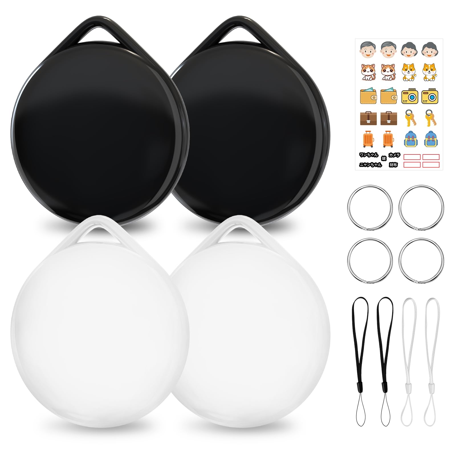 【69%OFF】【999円】 Powerun MFI認証品 紛失防止タグ スマートトラッカー 4個セット